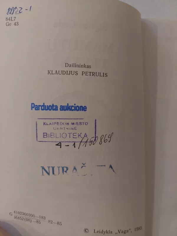 Mamutų tėvynė - Sigitas Geda, knyga 3