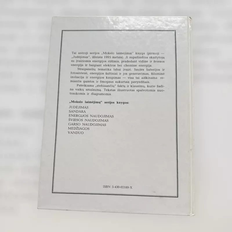 Energijos naudojimas - Autorių Kolektyvas, knyga 3