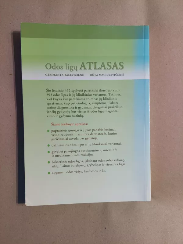 Odos ligų atlasas - Gerimanta Balevičienė, knyga 3
