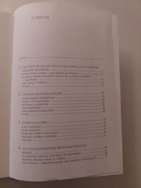 Ekspertizė ir viešoji politika: keisti sugulovai? - Erik Albaek, knyga 3