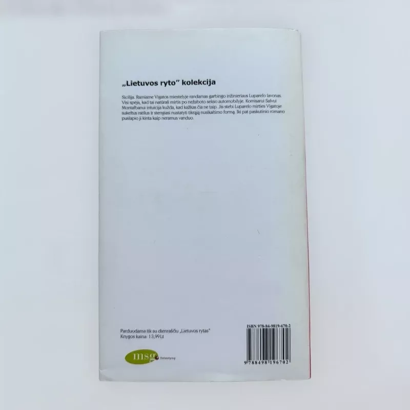 Vandens forma - Andrea Camilleri, knyga 3