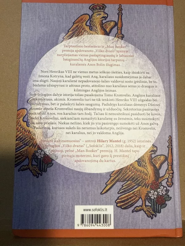 įveskite kaltinamuosius - Hilary Mantel, knyga 3