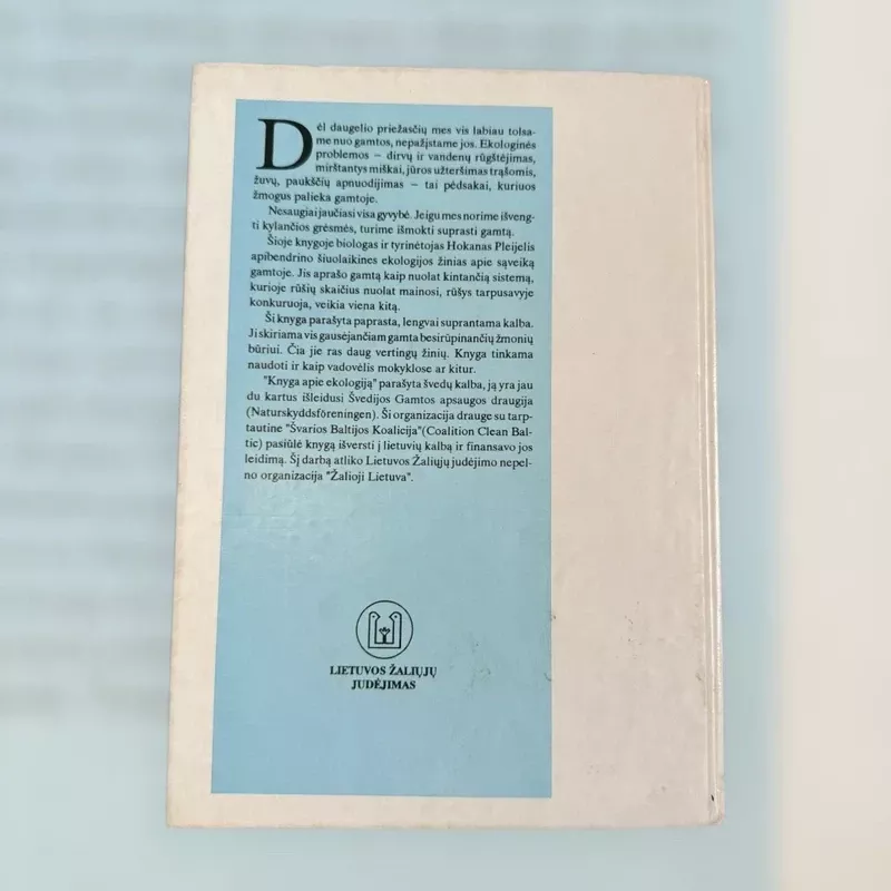 Knyga apie ekologiją - Hokanas Pleijelis, knyga 3