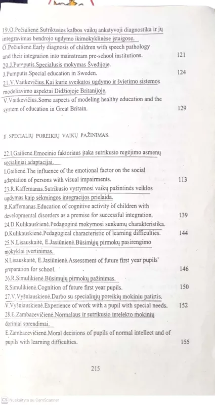 Specialiųjų poreikų vaikų integruotas ugdymas: patirtis ir perspektyvos - Autorių kelektyvas, knyga 5