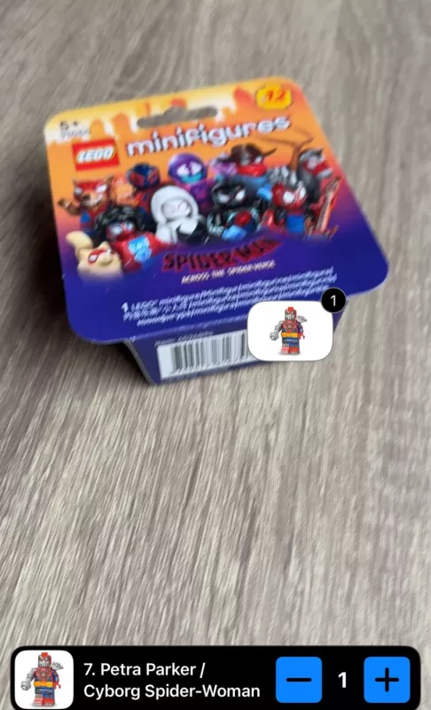 Lego Minifigures Spider-Man Petra Parker Cyborg Spider-Woman 71050 - , stalo žaidimas 4