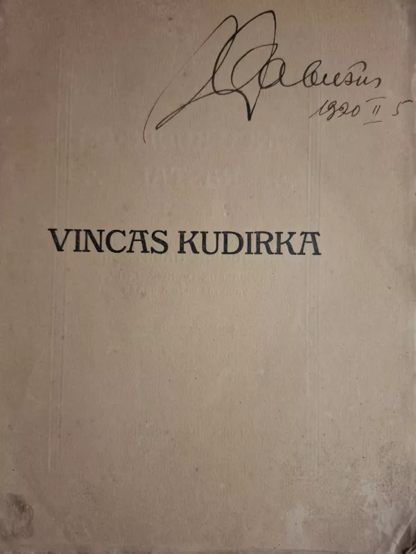 Vinco Kudirkos raštai, IIIt. - Vincas Kudirka, knyga 2