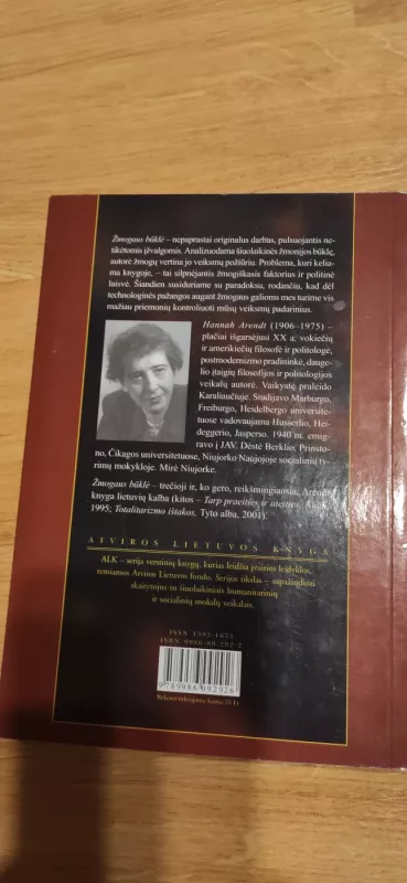 Žmogaus būklė - Hannah Arendt, knyga 2