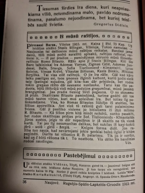 Naujovė -   Vydūnas, knyga 2