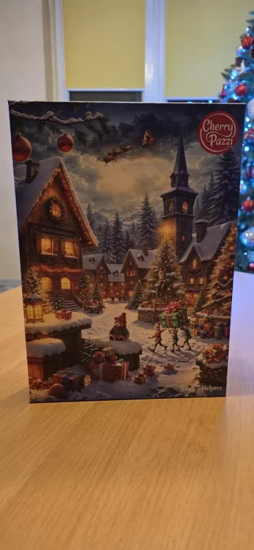 Dėlionė su elfais CherryPazzi Santas Helpers, 31261, 1000 d. - , stalo žaidimas 3
