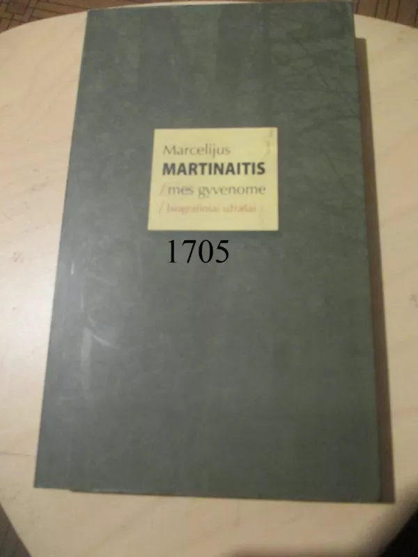 Mes gyvenome. Biografiniai užrašai - Marcelijus Martinaitis, knyga 2