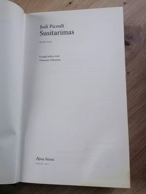 Susitarimas - Jodi Picoult, knyga 3