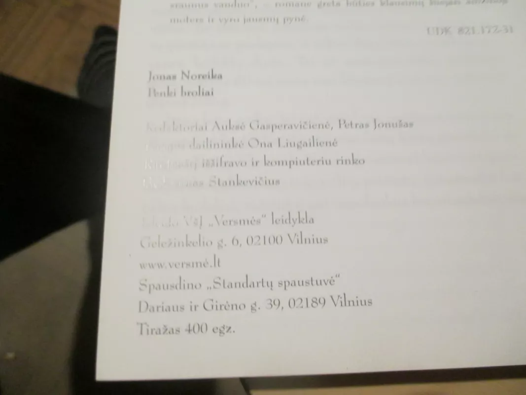 Penki broliai - Jonas Noreika, knyga 5