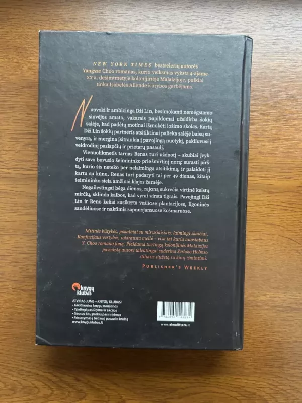 Naktinis tigras - Yangsze Choo, knyga 3