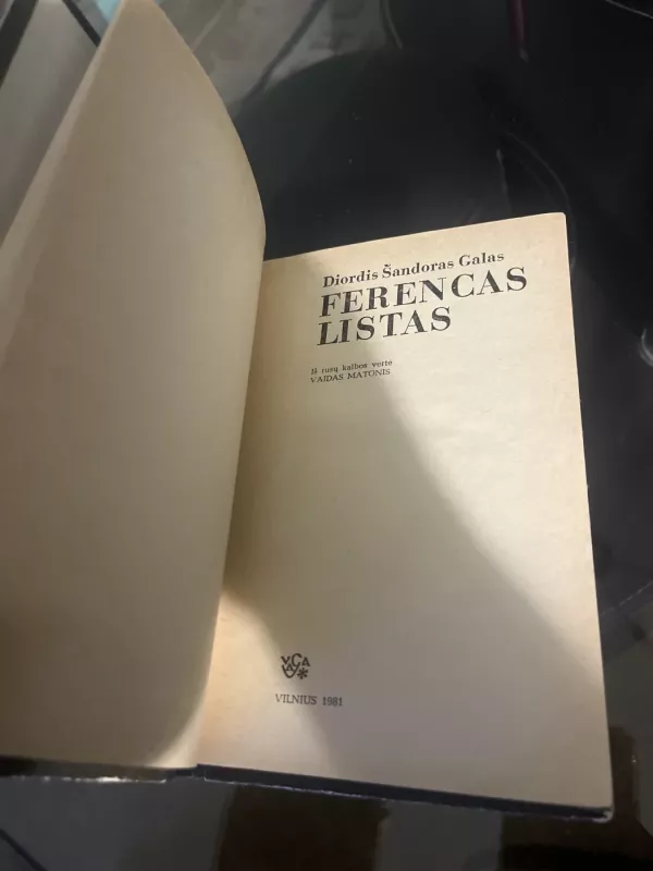 Ferencas Listas - Diordis Šandoras Galas, knyga 4