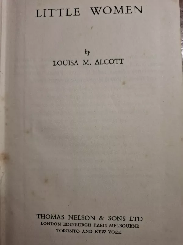 Little women - Louisa M. Alcott, knyga 3