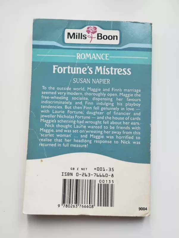 Fortune's Mistress - Susan Napier, knyga 3