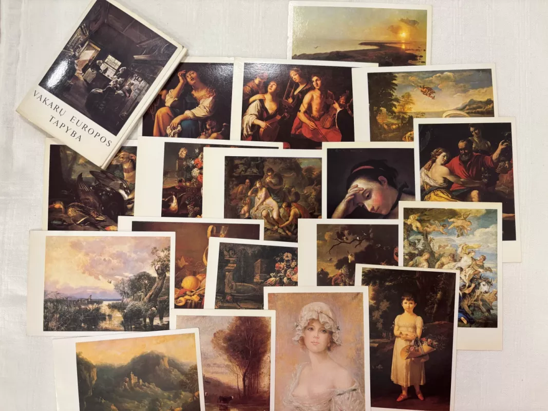 Vakarų Europos tapyba. Atvirukai - Autorių Kolektyvas, knyga 3