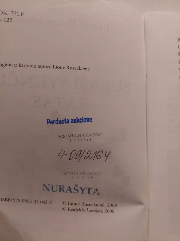 Sukasi švenčių ratas - Lionė Ruseckienė, knyga 3