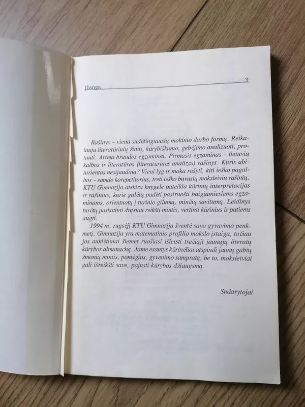 Abiturientų rašiniai ir kūrinių interpretacijos - Autorių Kolektyvas, knyga 3