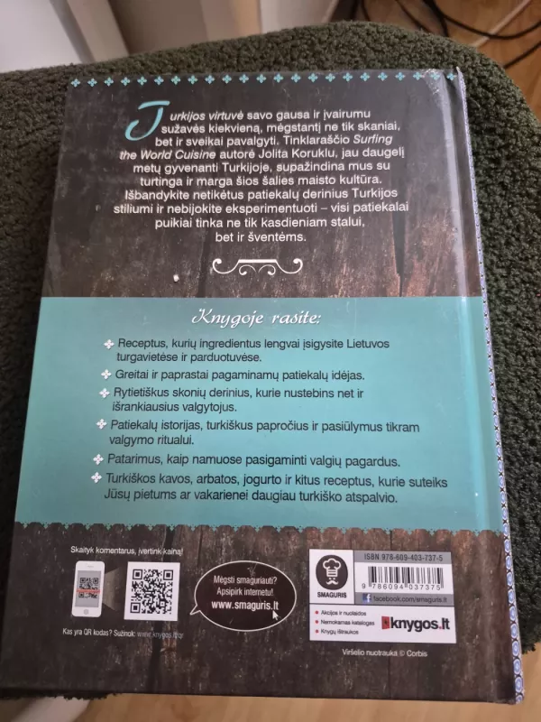 Turkijos virtuvė - Jolita Koruklu, knyga 3