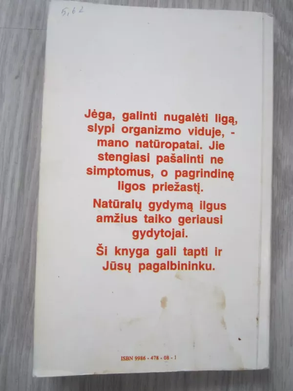 Natūralaus gydymosi žinynas - H. Bendžaminas, knyga 6