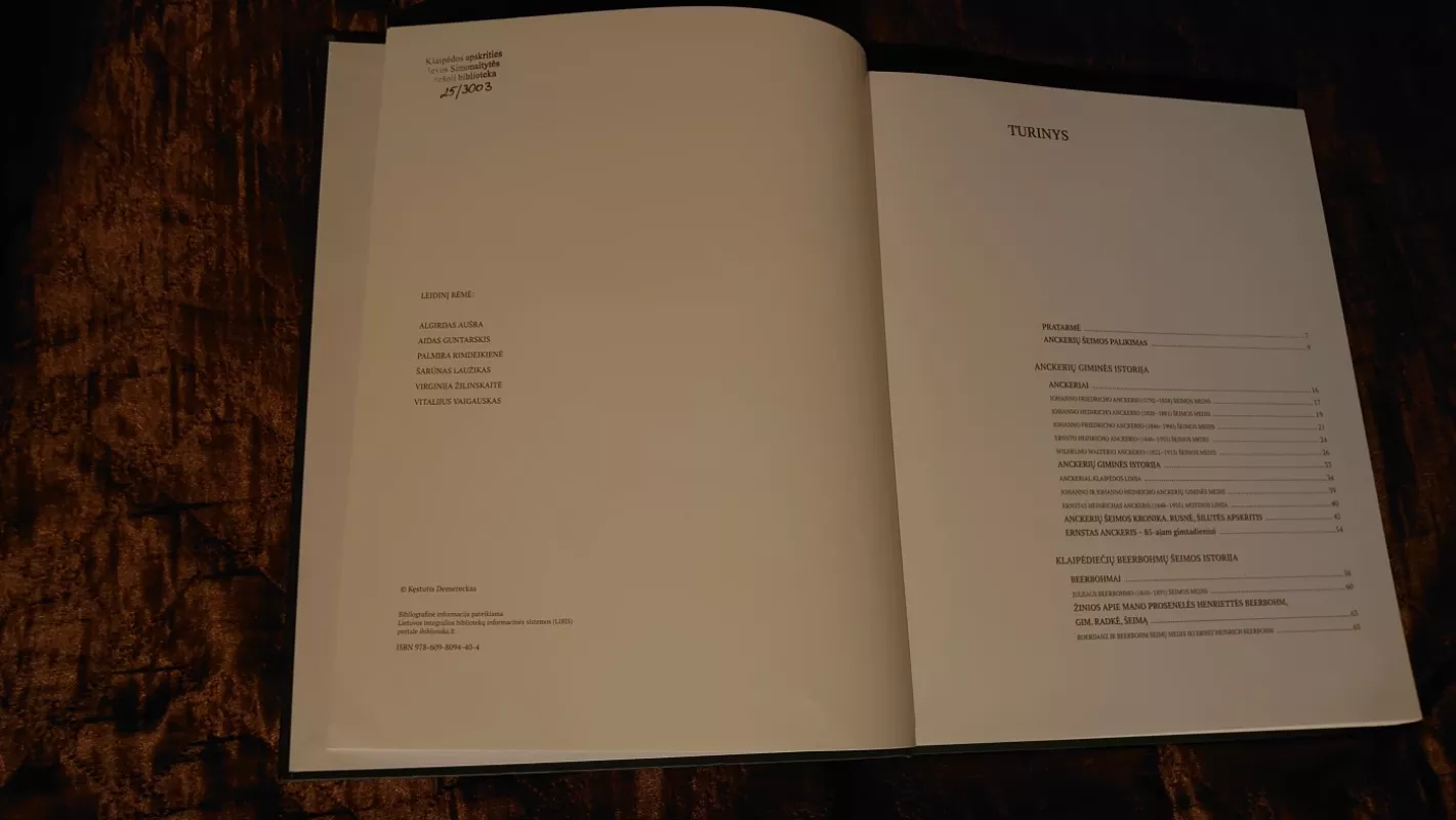 Anckeriai ir Beerbohmai - Kęstutis Demereckas, knyga 3