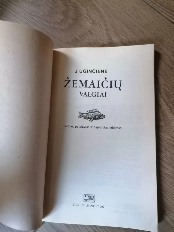 Žemaičių valgiai - J. Uginčienė, knyga 4