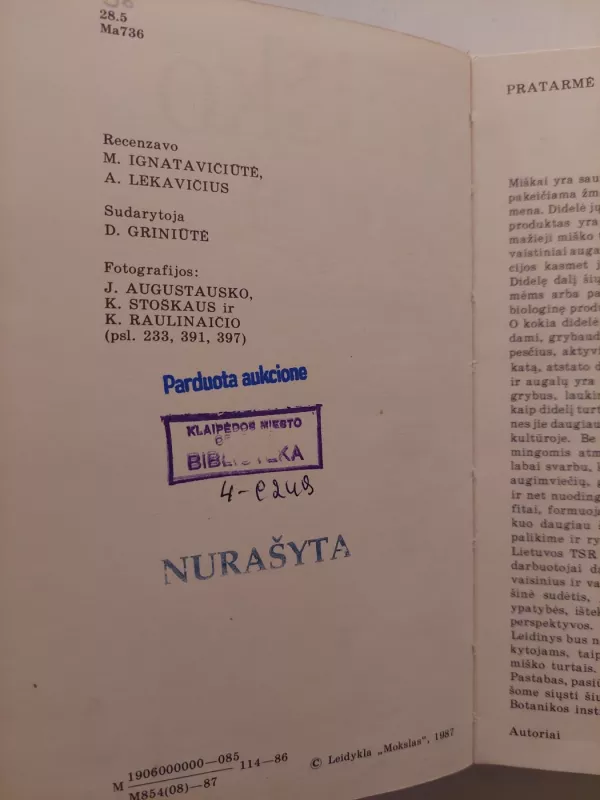 Mažieji miško turtai - V. Butkus, ir kiti , knyga 3