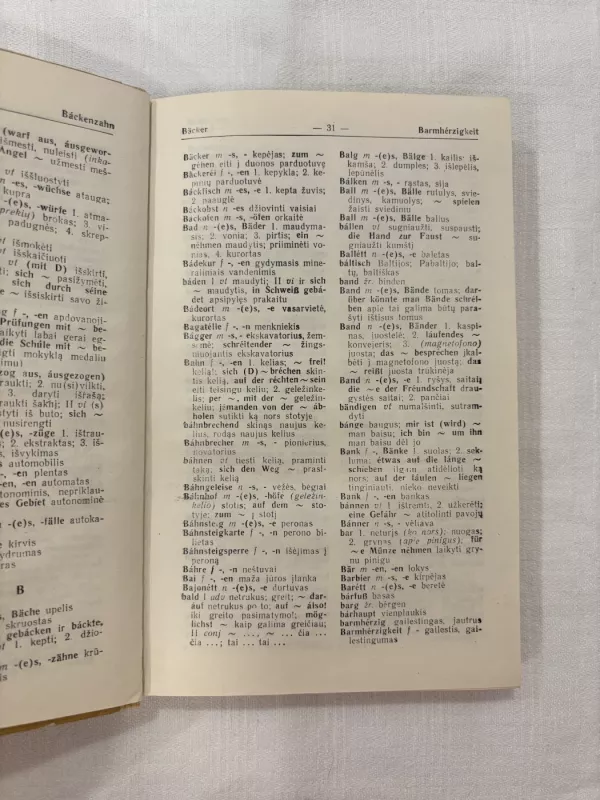 Trumpas mokyklinis vokiečių-lietuvių ir lietuvių-vokiečių kalbų žodynas - Autorių Kolektyvas, knyga 5