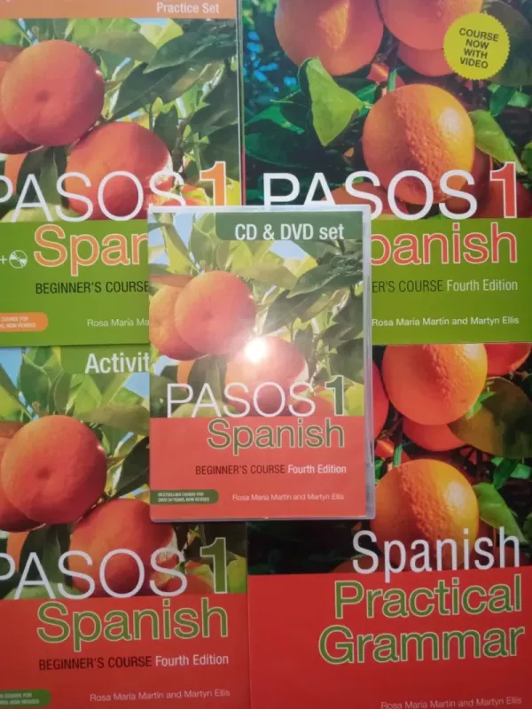 Pasos 1 Spanish beginner's course fourth edition - Martyn Ellis, Rosa Maria Martin, knyga 2