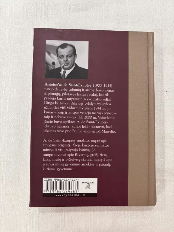 Antoine de Saint-Exupery minčių rinktinė - Antoine de Saint-Exupéry, knyga 5