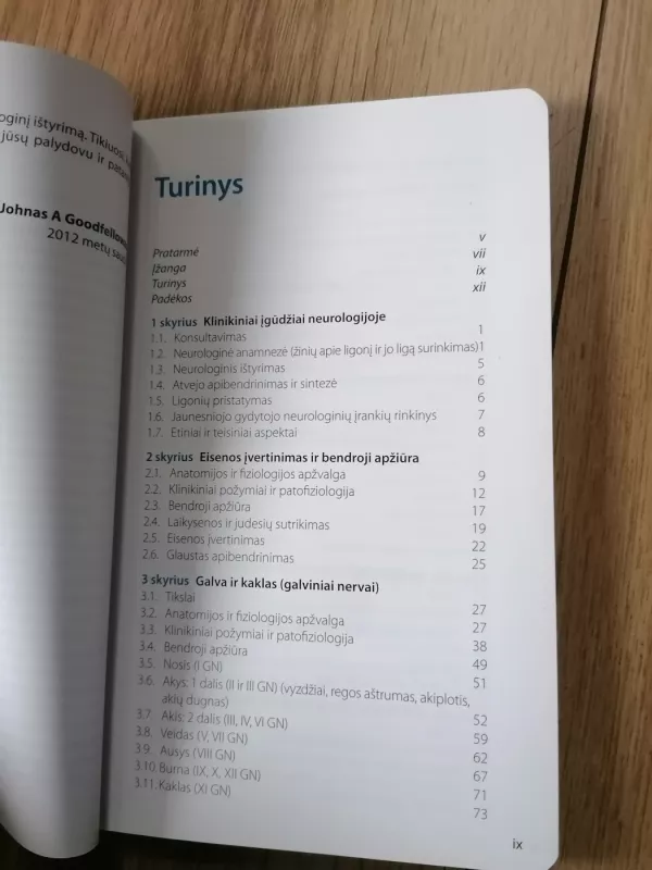 Neurologinis ištyrimas - John A Goodfellow, knyga 4