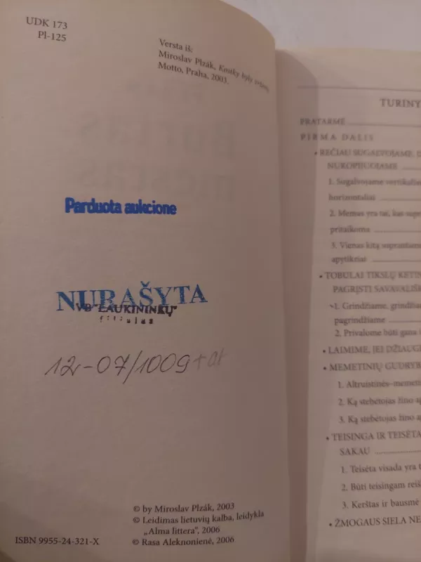 Burtas mestas - Miroslav Plzak, knyga 3