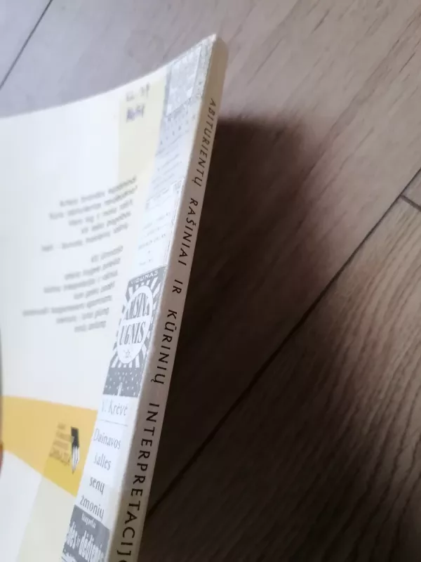 Abiturientų rašiniai ir kūrinių interpretacijos - Autorių Kolektyvas, knyga 6