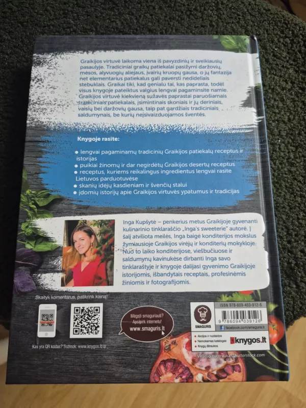 Graikijos virtuvė - Inga Kupšytė, knyga 2