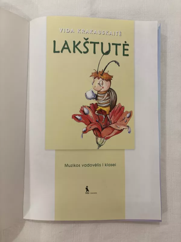 Lakštutė 1kl - Vida Krakauskaitė, knyga 3