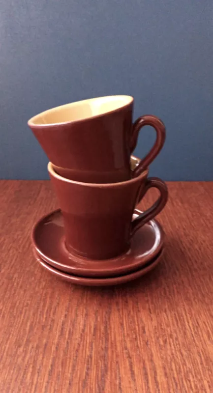 Puodeliai su lėkštute, 120ml, 2vnt. - , namai ir interjeras 2