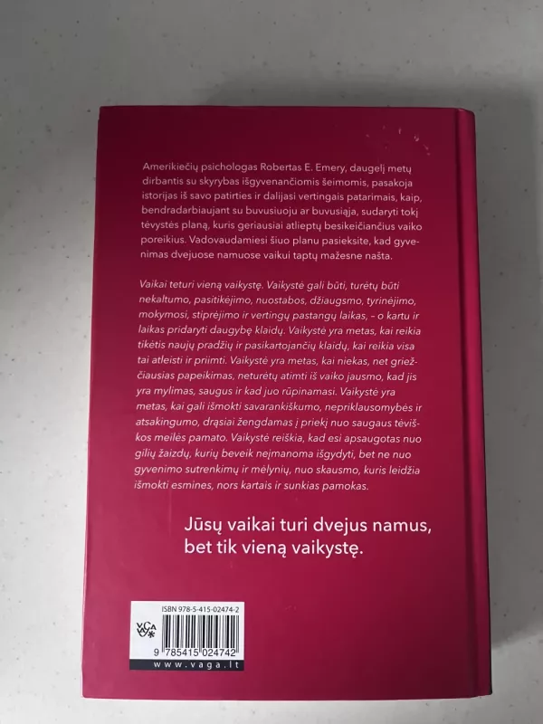 Dveji namai, viena vaikystė - Robert E. Emery, knyga 3