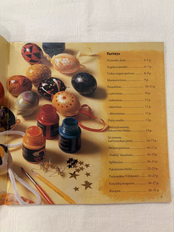 Kiaušinių dekoravimas. 32 patarimų ir idėjų puslapiai - Autorių Kolektyvas, knyga 3