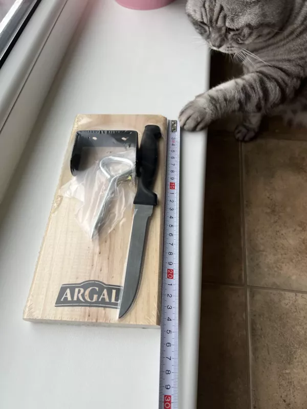 Kumpiui pjaustyti laikiklis su peiliu. - , namai ir interjeras 5