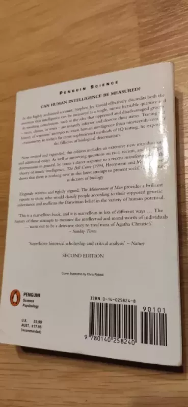The Mismeasure of Man - Stephen Jay Gould, knyga 3