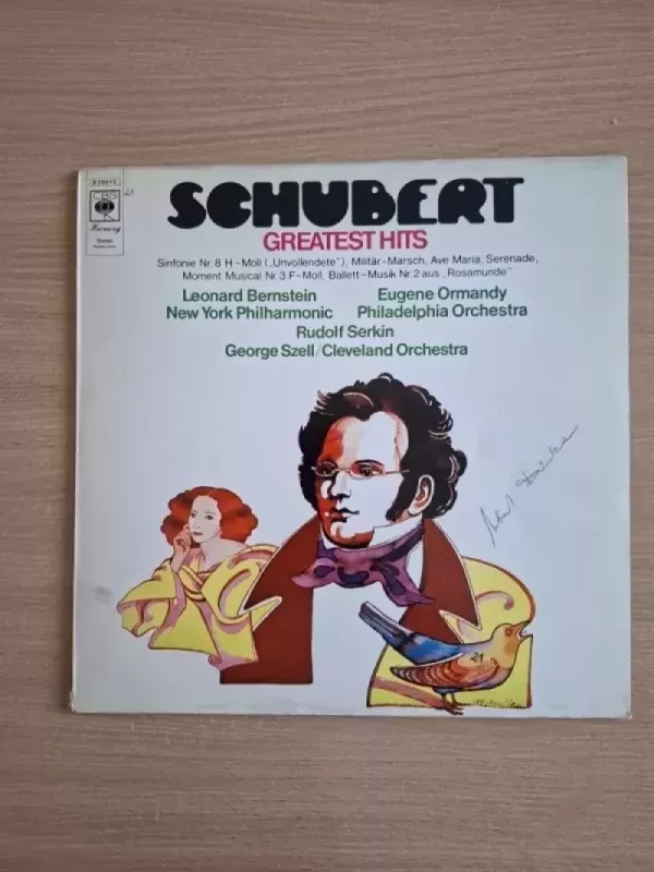 Schubert Greatest Hits - CBS records Inc., plokštelė 2