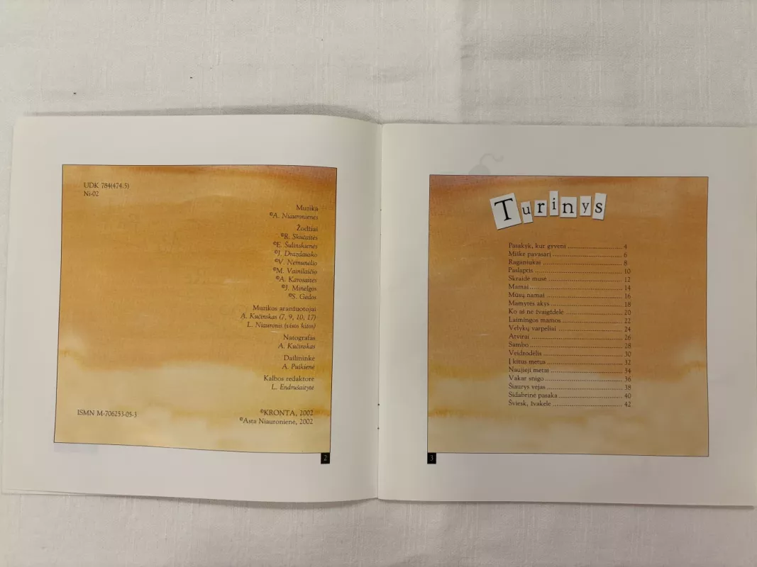 Do Re Mi Fa (be kasetės) - Asta Niauronienė, knyga 3