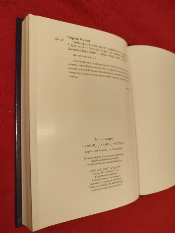 Gydomųjų akmenų vaistinė - Michael Gienger, knyga 5