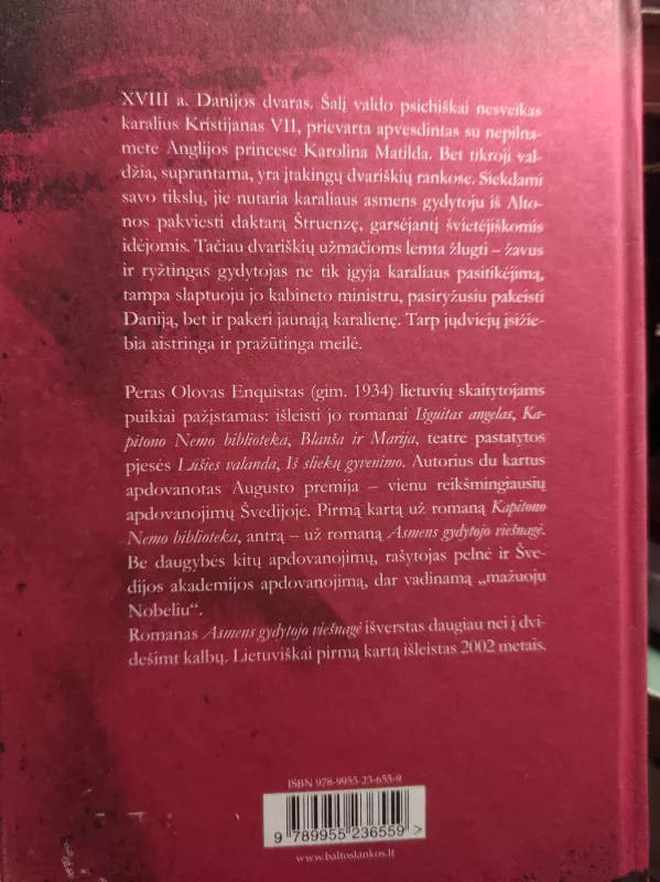 Asmens gydytojo viešnagė - Per Olov Enquist, knyga 4