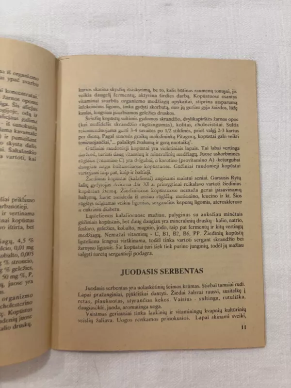 Augalų paslaptys ir sveikata - Juozas Vasiliauskas, knyga 4