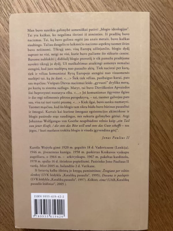Atmintis ir tapatybė - Jonas Paulius II, knyga 5