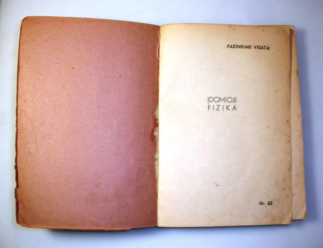 Įdomioji fizika II knyga - J.I. Perelmanas, knyga 4