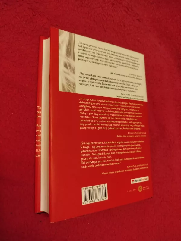 Tikslas - Eliyahu M. Goldratt, Jeff Cox, knyga 6