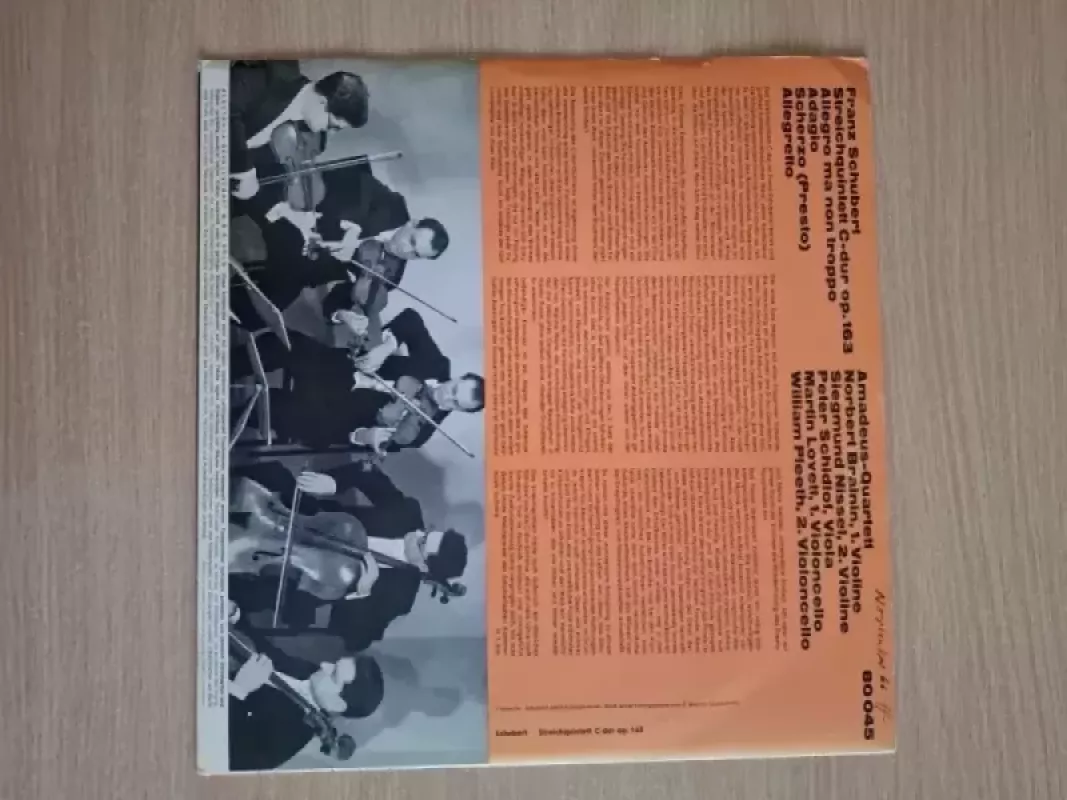 Franz Schubert - Electrola, plokštelė 3